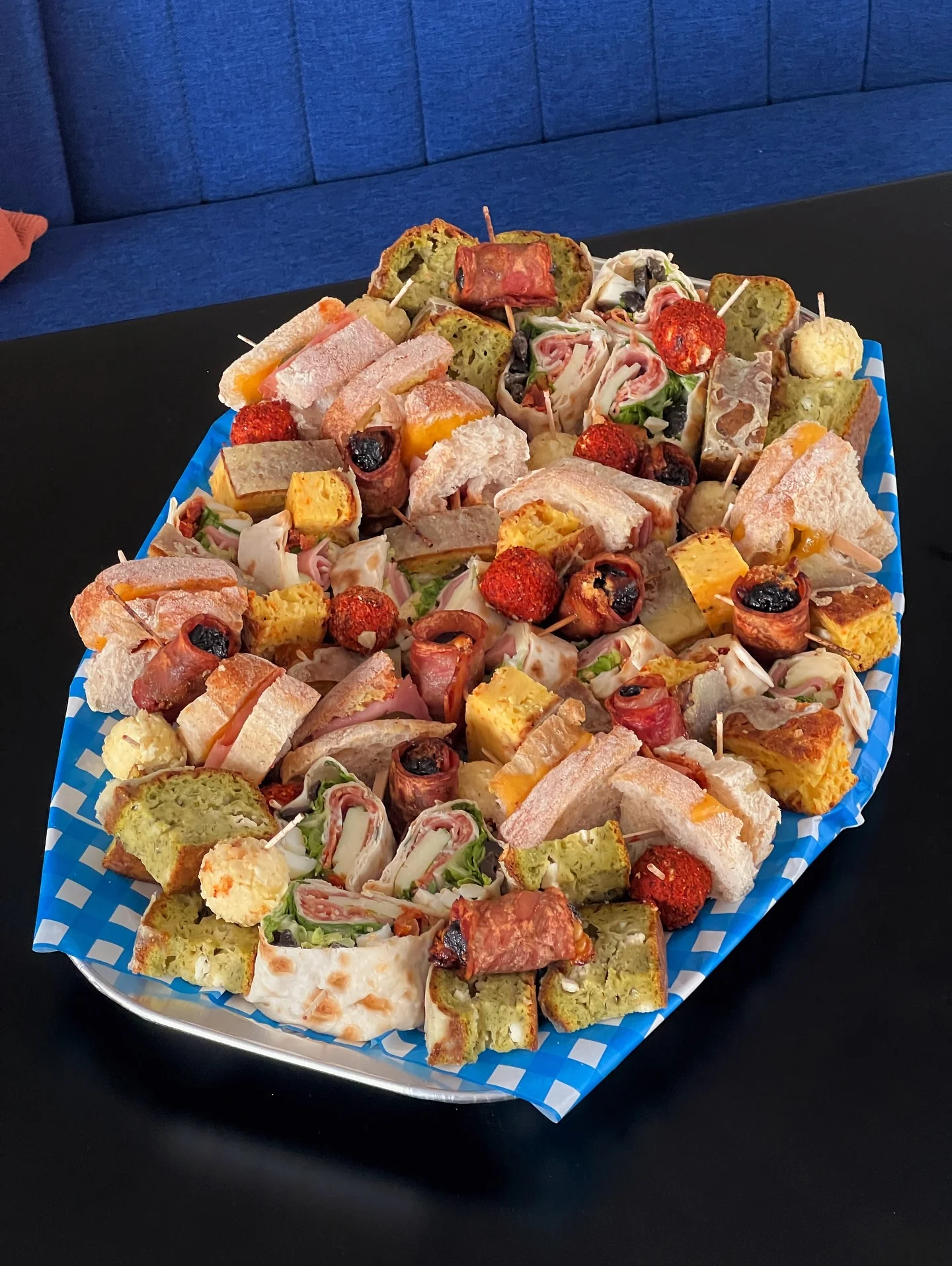 Assorted catering platter